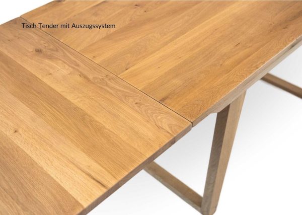 Massivholz Esszimmertisch mit hochwertiger Auszugsplatte Holz