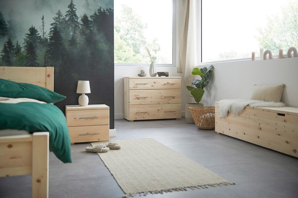 modernes Schlafzimmer Set aus Zirbenholz