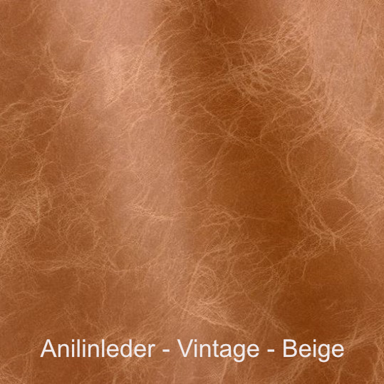 Anilinleder Vintage Beige