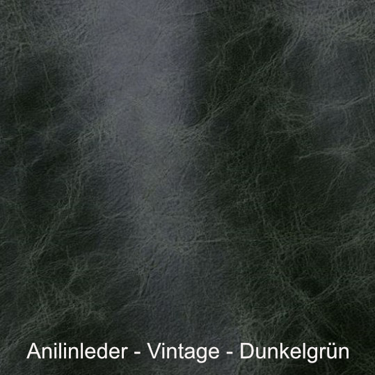 Anilinleder-Vintage-Dunkelgrün