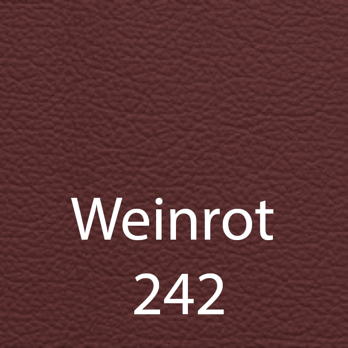 Weinrot 242 Leder 
