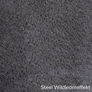Steel Wildleder Effect 44 Stoff